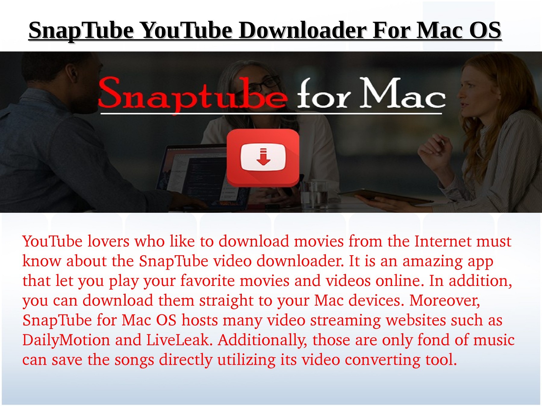 youtube download for mac online
